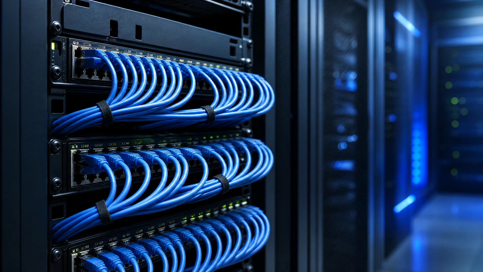 Baie réseau et câblage informatique professionnel