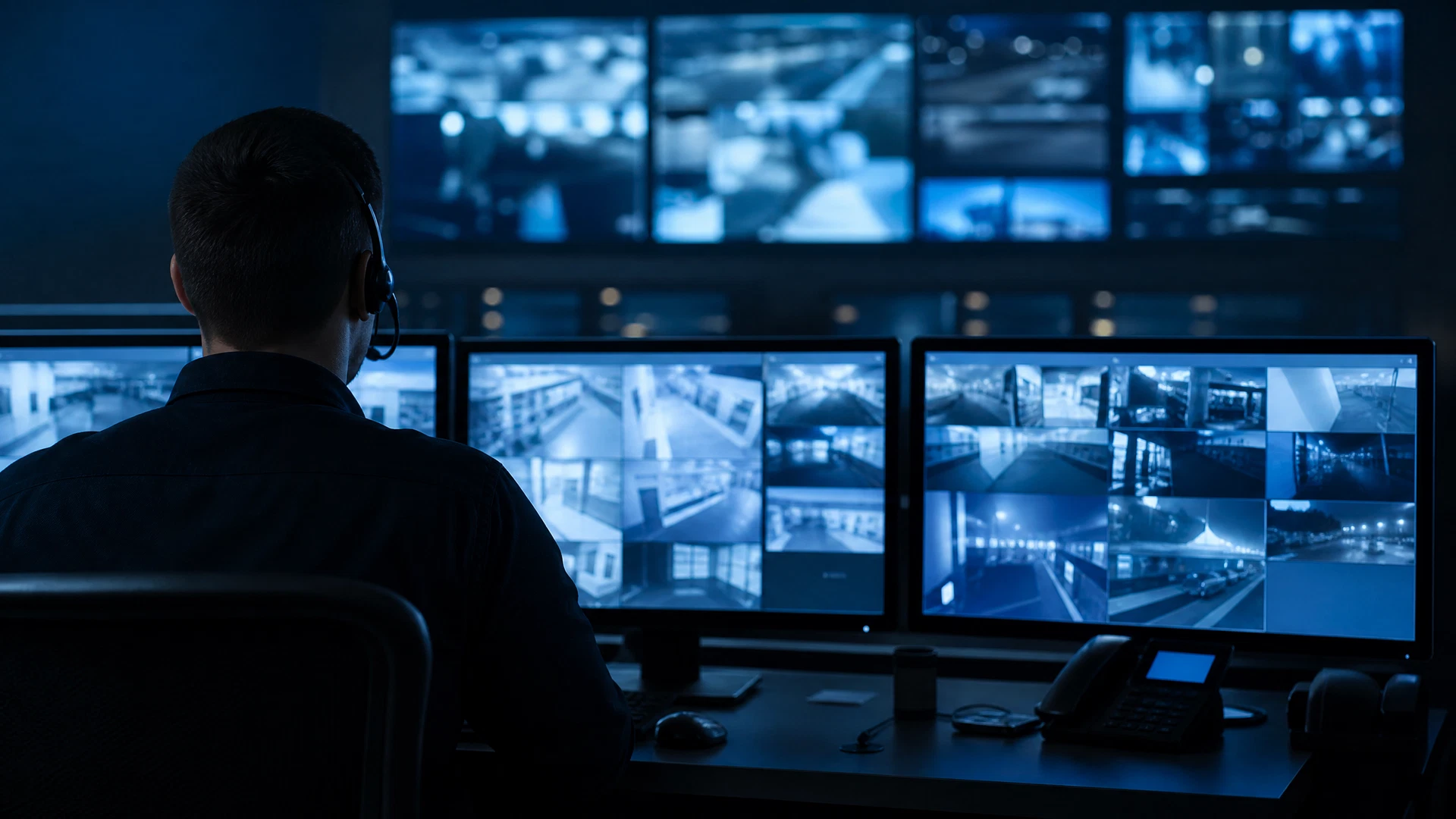 Centre de télésurveillance professionnel