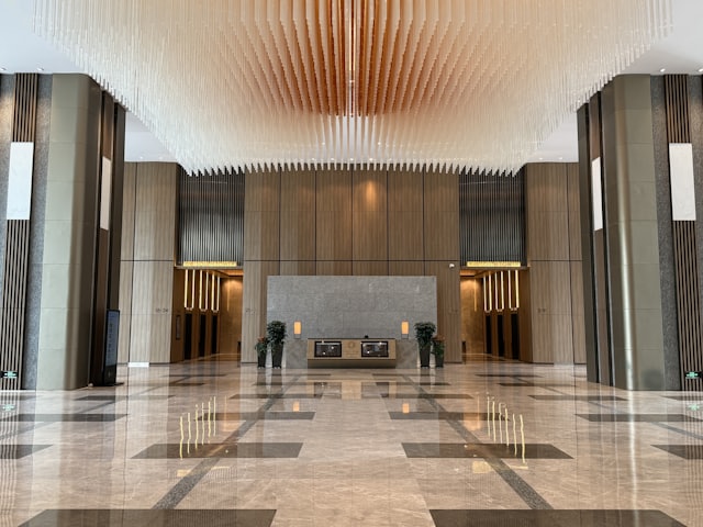 Hall d’une institution financière